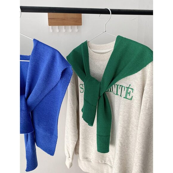 Women's Knitted Shawl Wrap Cape Blouses One Size Casual Fashion - Picture 5 of 7